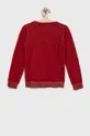 Guess sweter bawełniany dziecięcy czerwony