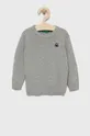 сірий Дитячий бавовняний светер United Colors of Benetton Для хлопчиків