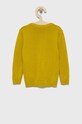 United Colors of Benetton gyerek pamut pulóver 1294G100B.P zöld AW22