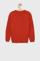 Детский хлопковый свитер United Colors of Benetton красный