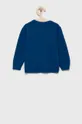 Дитячий бавовняний светер United Colors of Benetton блакитний