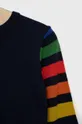 Дитячий светр з домішкою вовни United Colors of Benetton темно-синій