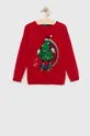 rdeča Otroški pulover United Colors of Benetton Fantovski