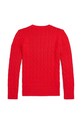 Дитячий бавовняний светер Polo Ralph Lauren 323702674043 червоний AW22
