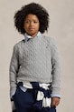 Polo Ralph Lauren sweter bawełniany dziecięcy pozostałe szary 323702674041