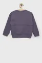 Παιδική βαμβακερή μπλούζα Sisley μωβ