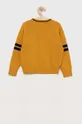 GAP sweter bawełniany dziecięcy żółty