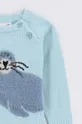 Coccodrillo maglione bambino/a blu