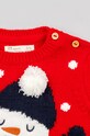 Chłopiec zippy sweter dziecięcy 22V.5901ZT czerwony