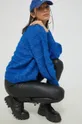 niebieski Only sweter z domieszką wełny