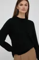 fekete Selected Femme gyapjúkeverék pulóver