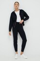 Βαμβακερή ζακέτα Tommy Hilfiger WW0WW34884.9BYY σκούρο μπλε AW22