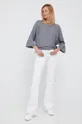 Βαμβακερό πουλόβερ DKNY γκρί