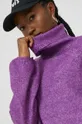 fioletowy Vila sweter z domieszką wełny