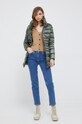 Calvin Klein kardigan wełniany K20K204449.9BYY brązowy AW22