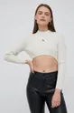 beżowy Calvin Klein Jeans sweter bawełniany