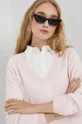 ροζ Ένα πουλόβερ σε μείγμα μεταξιού HUGO