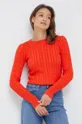 πορτοκαλί Βαμβακερό πουλόβερ Lauren Ralph Lauren