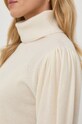 Twinset sweter wełniany 222TT3352 beżowy