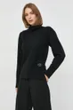 fekete Twinset gyapjú pulóver