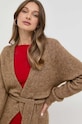 Marella cardigan din lana maro 33460428200