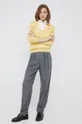 Μάλλινο πουλόβερ Polo Ralph Lauren κίτρινο