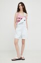 Levi's tricou din amestec de lana A3200.0000 roz AW22