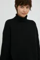 czarny Vero Moda sweter z domieszką wełny