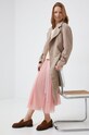 Pepe Jeans sweter z domieszką wełny PL701887.804 beżowy AW22