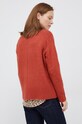 Pepe Jeans sweter z domieszką wełny pomarańczowy PL701887.262