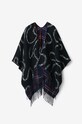 Desigual poncho dwustronne 22WAIA06 czarny