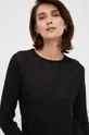 fekete Calvin Klein gyapjú pulóver Női