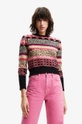 multicolor Desigual sweter Damski