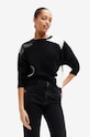 Desigual sweter pozostałe czarny 22WWJF14