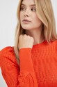 Desigual sweter pomarańczowy 22WWJFAG