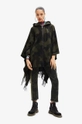 czarny Desigual poncho Damski