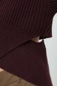 Bruuns Bazaar sweter z domieszką wełny Sedum Irina BBW3027 bordowy