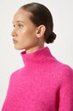 Samsoe Samsoe sweter wełniany NOLA F18322002 różowy