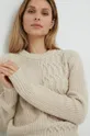 beżowy Trussardi sweter wełniany