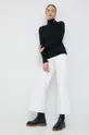 Calvin Klein Jeans sweter z domieszką wełny czarny