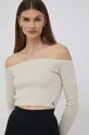 beżowy Calvin Klein Jeans sweter