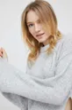 szary Calvin Klein Jeans sweter z domieszką wełny Damski