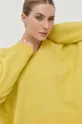 κίτρινο Μάλλινο πουλόβερ BOSS