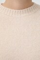BOSS sweter z domieszką wełny 50478315 beżowy