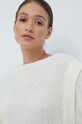 Sisley sweter z domieszką wełny beżowy 1068M1029.62F