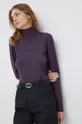 fioletowy Sisley sweter