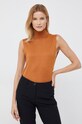 United Colors of Benetton pulover din amestec de lana maro 108AE200J.37D