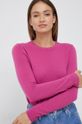 пурпурно Вълнен пуловер United Colors of Benetton Жіночий