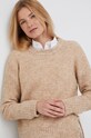 Pennyblack sweter z domieszką wełny brązowy 23641322