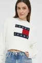 biały Tommy Jeans sweter